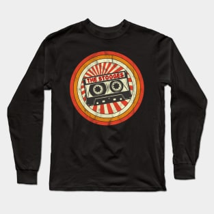 Stooges Proud Name Retro Cassette Vintage Long Sleeve T-Shirt